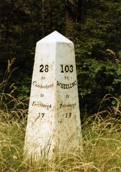 National Road Mile Marker