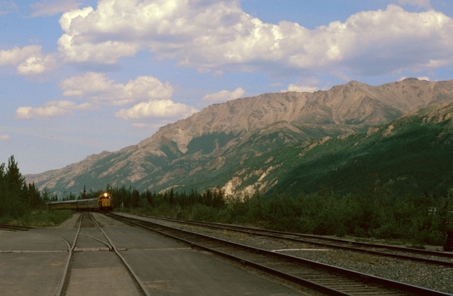 Train arriving