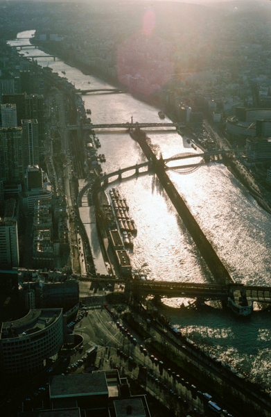 Seine River from Eiffel Tower
