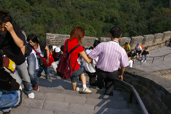 Descending the Great Wall