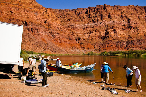 Commercial raft trip