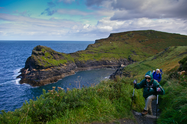 Entrance to Boscastle Harbor