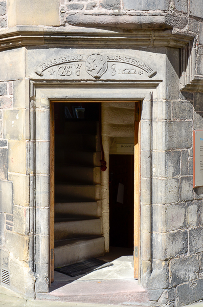 Writers' Museum Doorway - Edinburgh