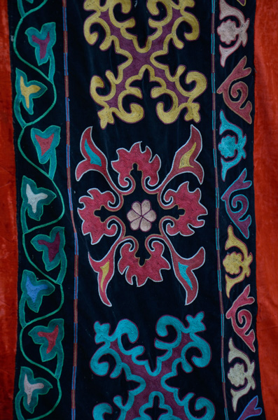 Embroidered felt