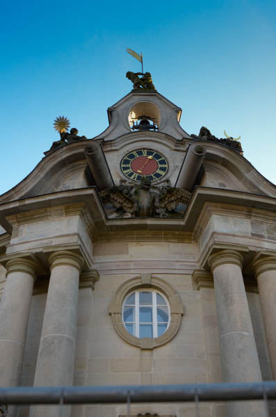 Detail of the stables