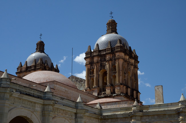 Steeples and sundial
