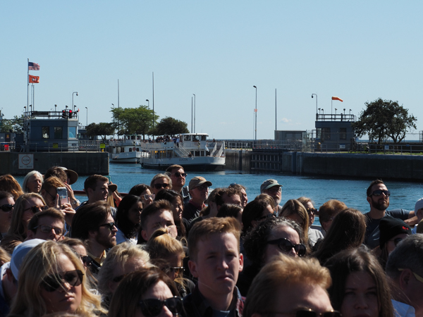 Entrance to Lake Michigan