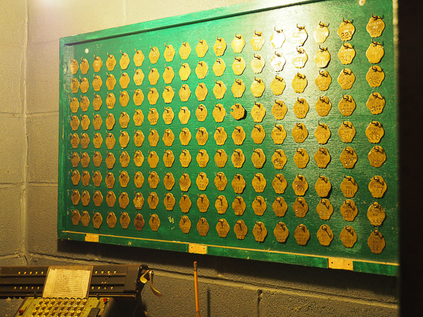 Mining sign-out panel