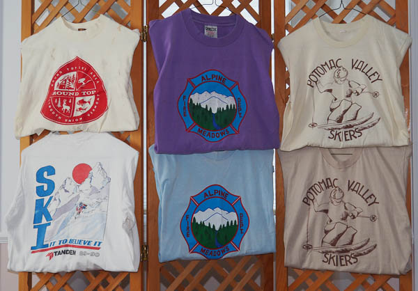 Skiing t-shirts