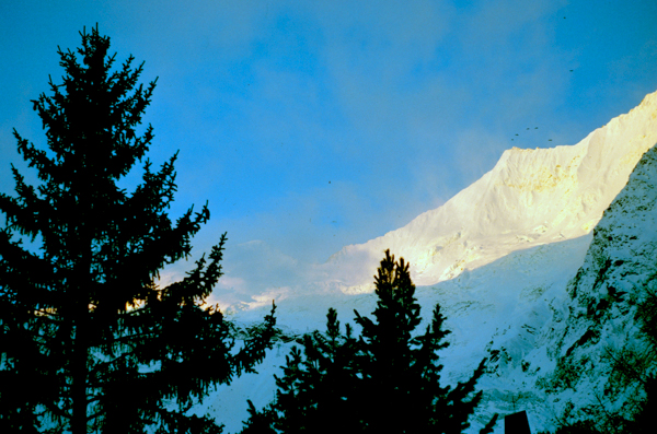 Sunshine in Saas-Fee