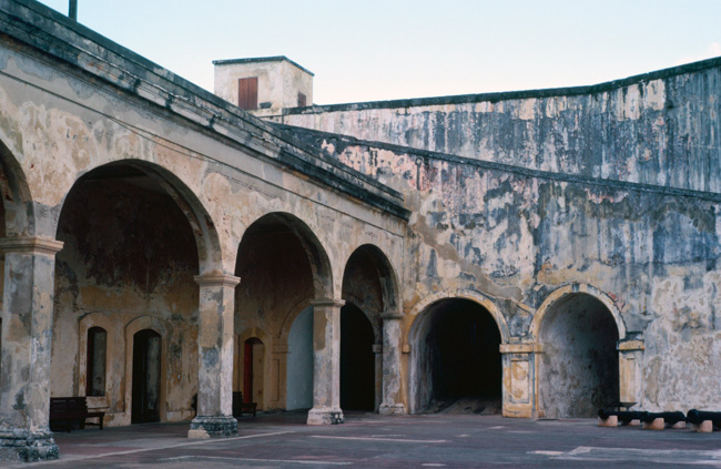 Interior of Castillo
