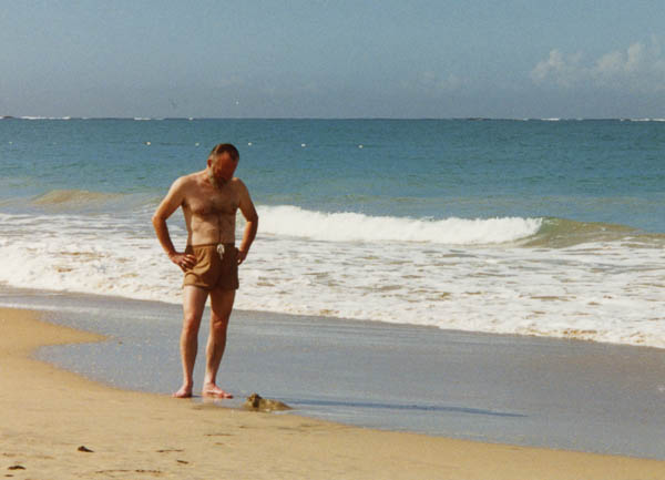 Jim at the beach