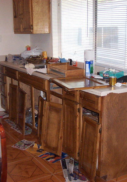 Kitchen cabinets