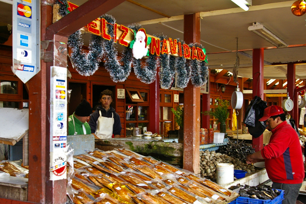 Puerto Montt fish market