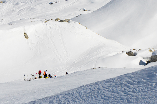 Crowd on the Mer de Glace