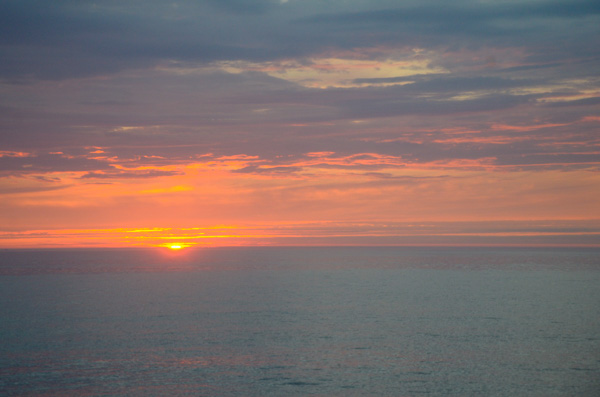 Almost-midnight sun