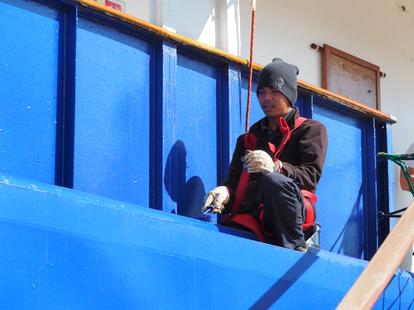 Seaman at work