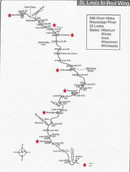 Upper Mississippi Map